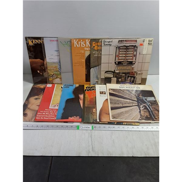 (12) Record Albums-The Judds,Roseanne Cash,Tanya Tucker and more