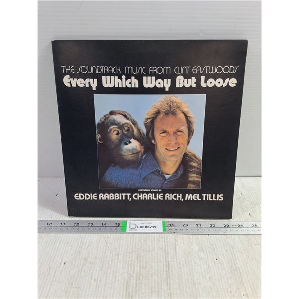 Vintage Soundtrack Album from "Every Which Way But Loose"-Clint Eastwwod