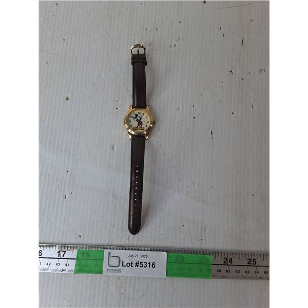 Mickey Mouse Quartz Watch- Working