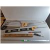Image 1 : Tools- Levels, Hand Saws Up to 29.5", File, Misc. Can't Ship