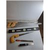 Image 2 : Tools- Levels, Hand Saws Up to 29.5", File, Misc. Can't Ship