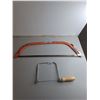 Image 2 : Miter Box, 24" Bow Saw, Coping Saw, Misc. Can't Ship