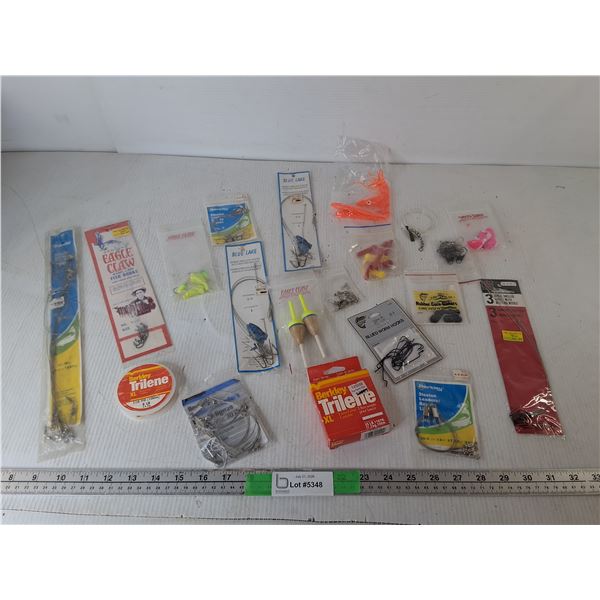 Fishing Hooks, Line, Sinkers, Misc.