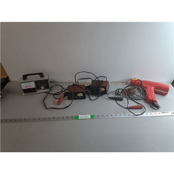 Sears Tachometer, Control System Consoles, Snap-on Timing Light- All As Is