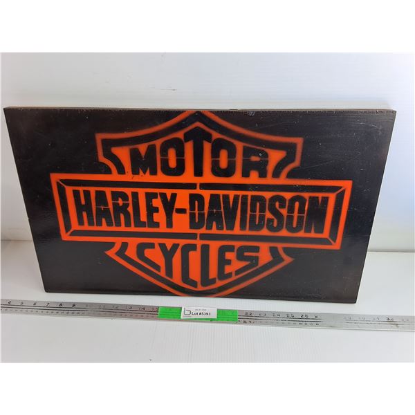 Harley Davidson Wall Sign 24" x 14"