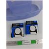 Image 2 : Plastic Caddy, (2) Exhaust Clamps