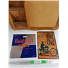 Image 4 : Wooden Cork Board 21" x 17", (2) Wall Signs