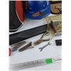 Image 4 : Backpack, License Plate Frame, Tool Hanger, Fram Filters, Hole Punch, Helmet, Misc