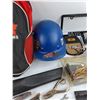Image 5 : Backpack, License Plate Frame, Tool Hanger, Fram Filters, Hole Punch, Helmet, Misc