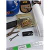 Image 7 : Backpack, License Plate Frame, Tool Hanger, Fram Filters, Hole Punch, Helmet, Misc