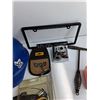 Image 9 : Backpack, License Plate Frame, Tool Hanger, Fram Filters, Hole Punch, Helmet, Misc