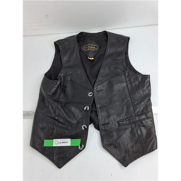 Outlook Leather Vest - Size M