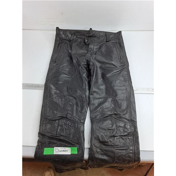 Leather Pants - Size 32