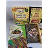 Image 2 : Muffin Cups, Cookbooks, Tapes, Large Ceramic Mug, Housekeeping Hints Book, Misc