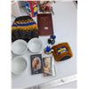 Image 8 : Muffin Cups, Cookbooks, Tapes, Large Ceramic Mug, Housekeeping Hints Book, Misc
