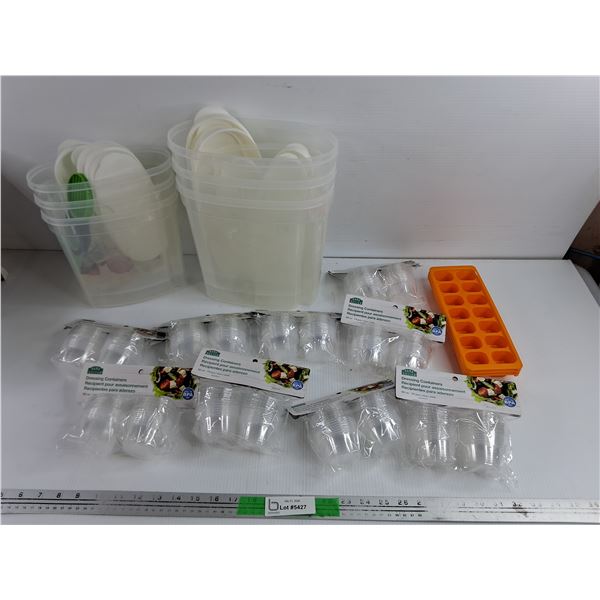 Dressing Containers, Plastic Containers & Ice Trays