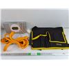 Image 1 : Braided Rope, Memorex Digital CD Alarm Clock - Powers On, As Is, Tool Holder