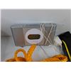 Image 2 : Braided Rope, Memorex Digital CD Alarm Clock - Powers On, As Is, Tool Holder