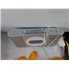 Image 3 : Braided Rope, Memorex Digital CD Alarm Clock - Powers On, As Is, Tool Holder