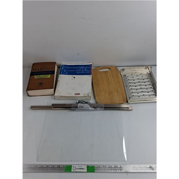 Picture Frame, Books, Cutting Board, Misc