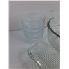 Image 2 : Glass Bowls & Butter Dish