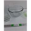 Image 4 : Glass Bowls & Butter Dish
