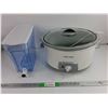 Image 1 : Water Dispenser, Black & Decker Slow Cooker - Powers On, As Is, Pickup Only