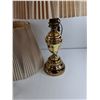 Image 4 : (2) Vintage Brass Desk Lamps w/Shades - Powers On, As Is , PICKUP ONLY
