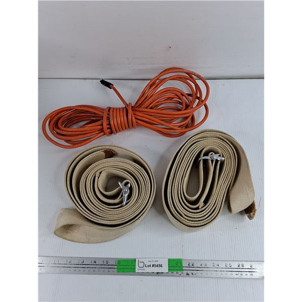 Extension Cord, (2) Freight Straps