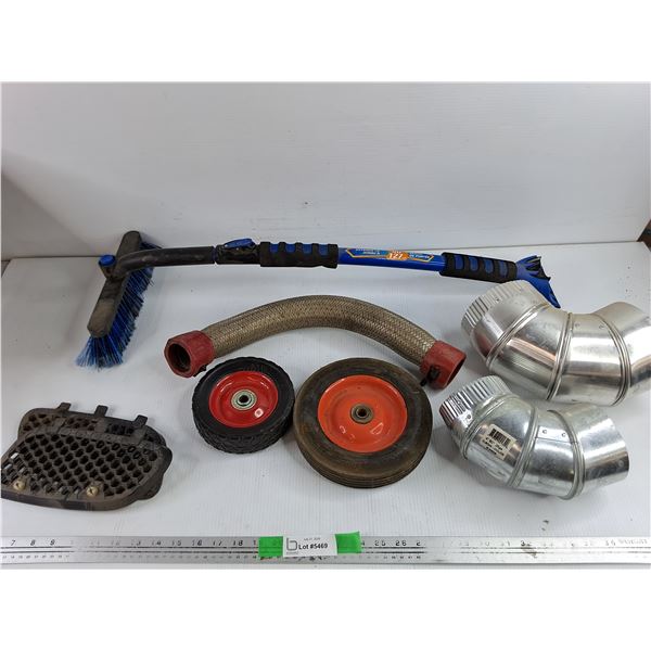 Snow Brush, Elbow Connectors, Mesh Inserts, Pipe & Wheels