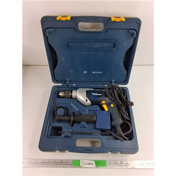 Mastercraft Corded Drill Set - Powers On, As Is