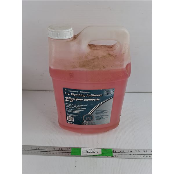 9.46 L R.V. Plumbing Antifreeze, PICKUP ONLY