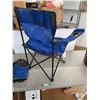 Image 4 : Folding Outdoor Chair 35" x 22" x 20", Shaw Backpack, PICKUP ONLY