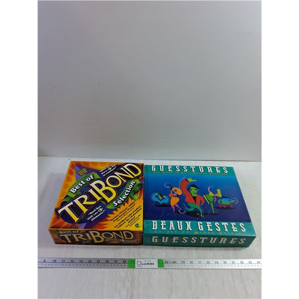 Best of Tribond and Guesstures Boardgames