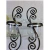 Image 3 : (4) Candles, (2) Wall Candle Holders