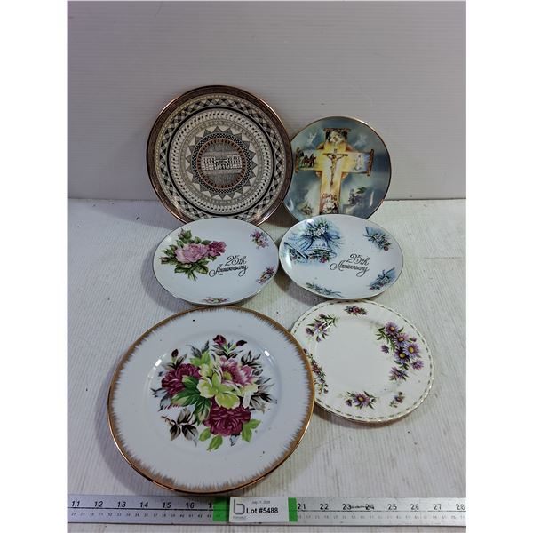 (6) Plates up to 10''
