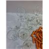 Image 3 : (3) Wine Glasses 8.5'', (7) Cocktail Glasses 6'', Hair Curler Set