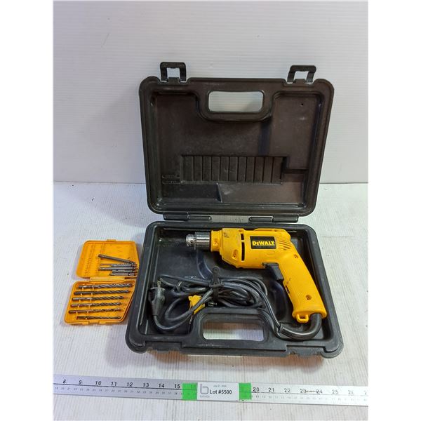 Dewalt Electric Drill Set Powers On
