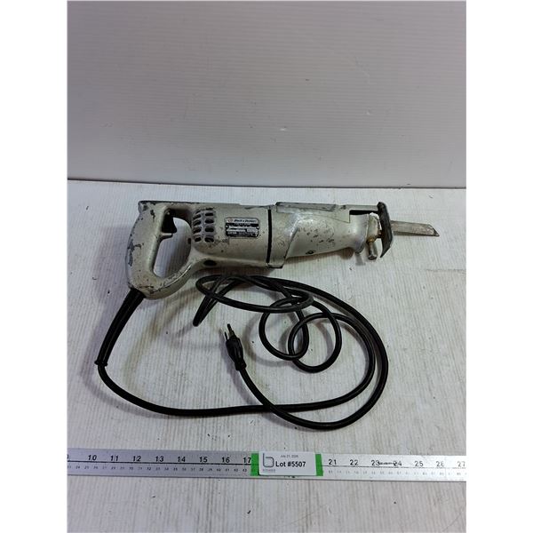 Black and Decker 2-Speed Cutsaw Powers On