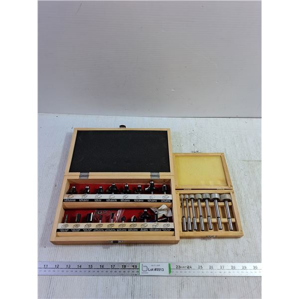 Craftsman Router Bits Set and Forstner Bit Sets