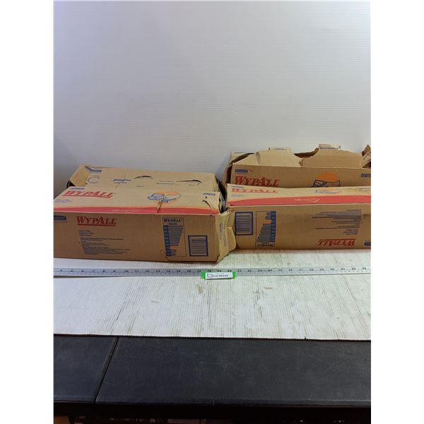 Wypall White Wipes (4 boxes)