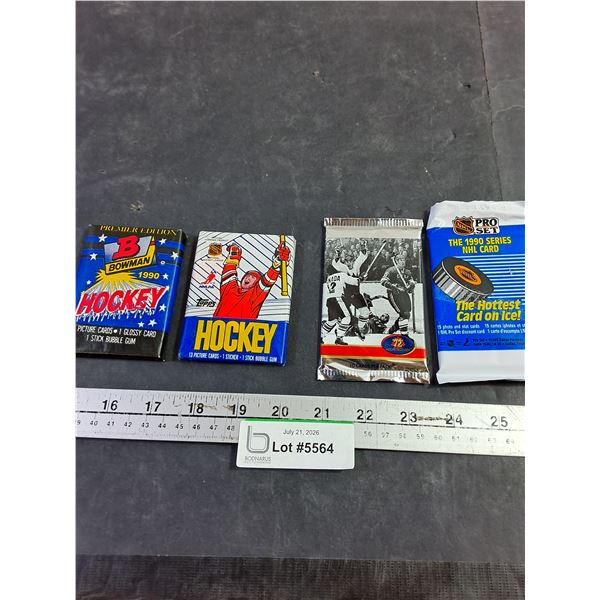 1990s Hockey Card Packs - Sealed, Cannot Authenticate
