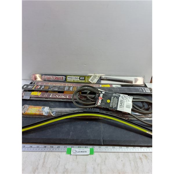 Assorted Wiper Blades, Assorted Belts (Used)