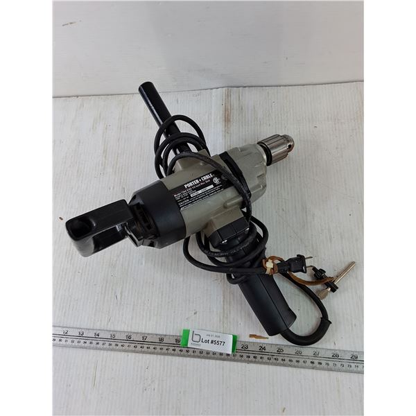 Porter Cable Model 7563 EHD 1/2 Inch Rev Drill Powers On