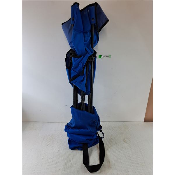 Blue Folding Lawn Camping Chair with Carry Bag, Pickup Only