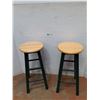 Image 1 : *(2) Wooden Stools No Shipping