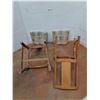 Image 4 : *(2) Wooden Chairs No Shipping