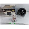 Image 1 : Open Face Motorcycle Helmet - Size L & Snow Globe