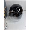 Image 4 : Open Face Motorcycle Helmet - Size L & Snow Globe