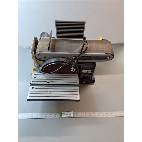 Mastercraft Belt & Disc Sander 17.5"x13"x15.5" Powers On, Cannot Ship